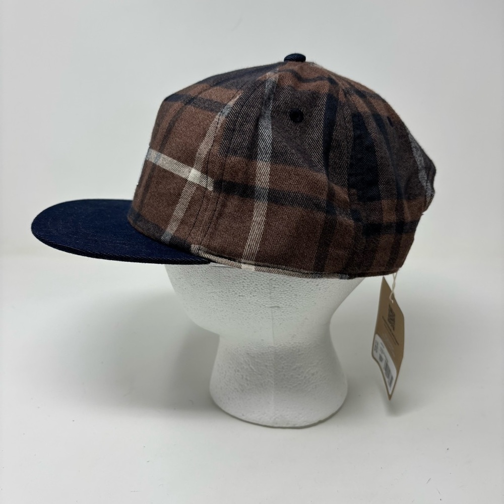 NWT PATAGONIA RANGE CAP HAT BROWN BLUE SNAPBACK OSFA - Picture 4 of 13